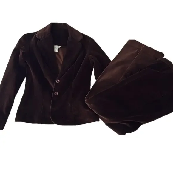 Vintage Velvet Suit - SEARS JR BAZAARR - Picture 1 of 7